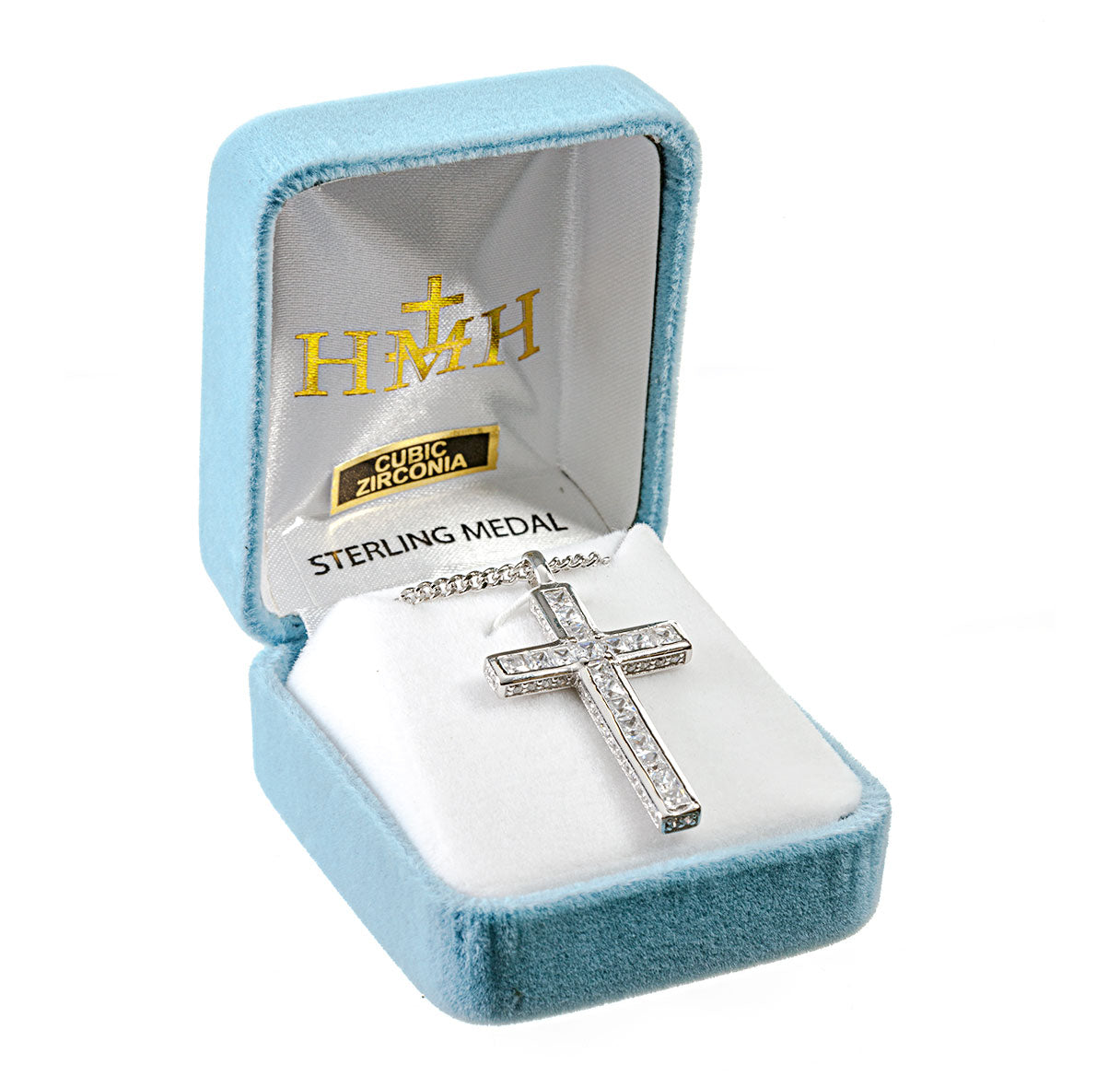 Sterling Silver Cubic Zirconia Cross