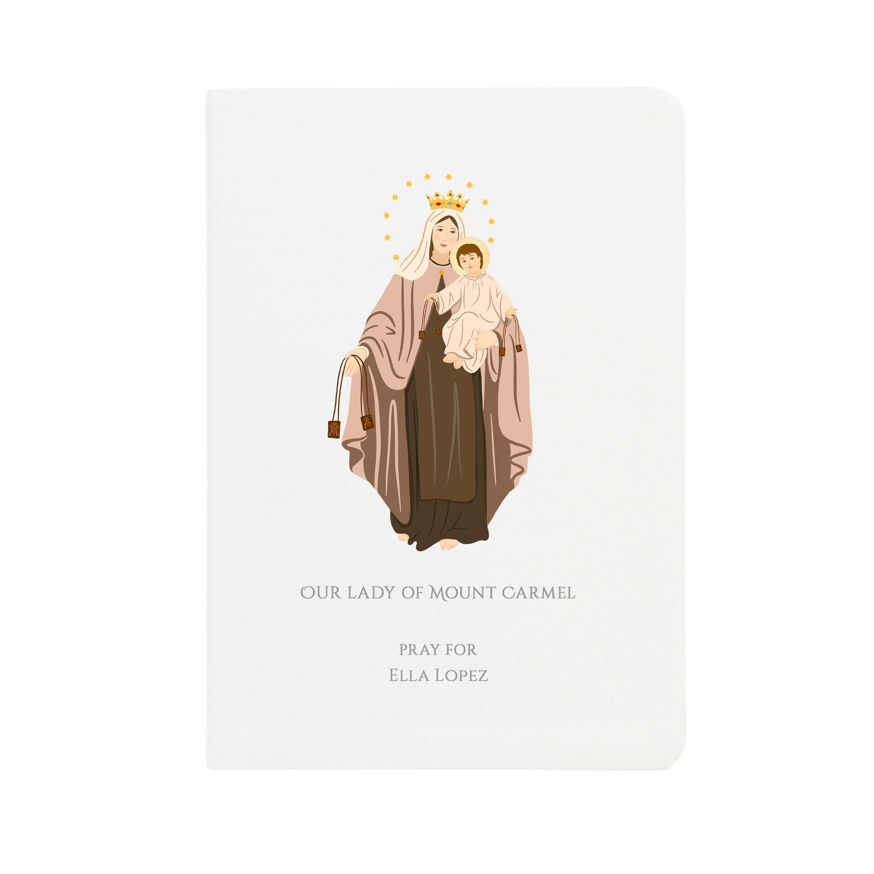 Personalized Our Lady of Mount Carmel Bible