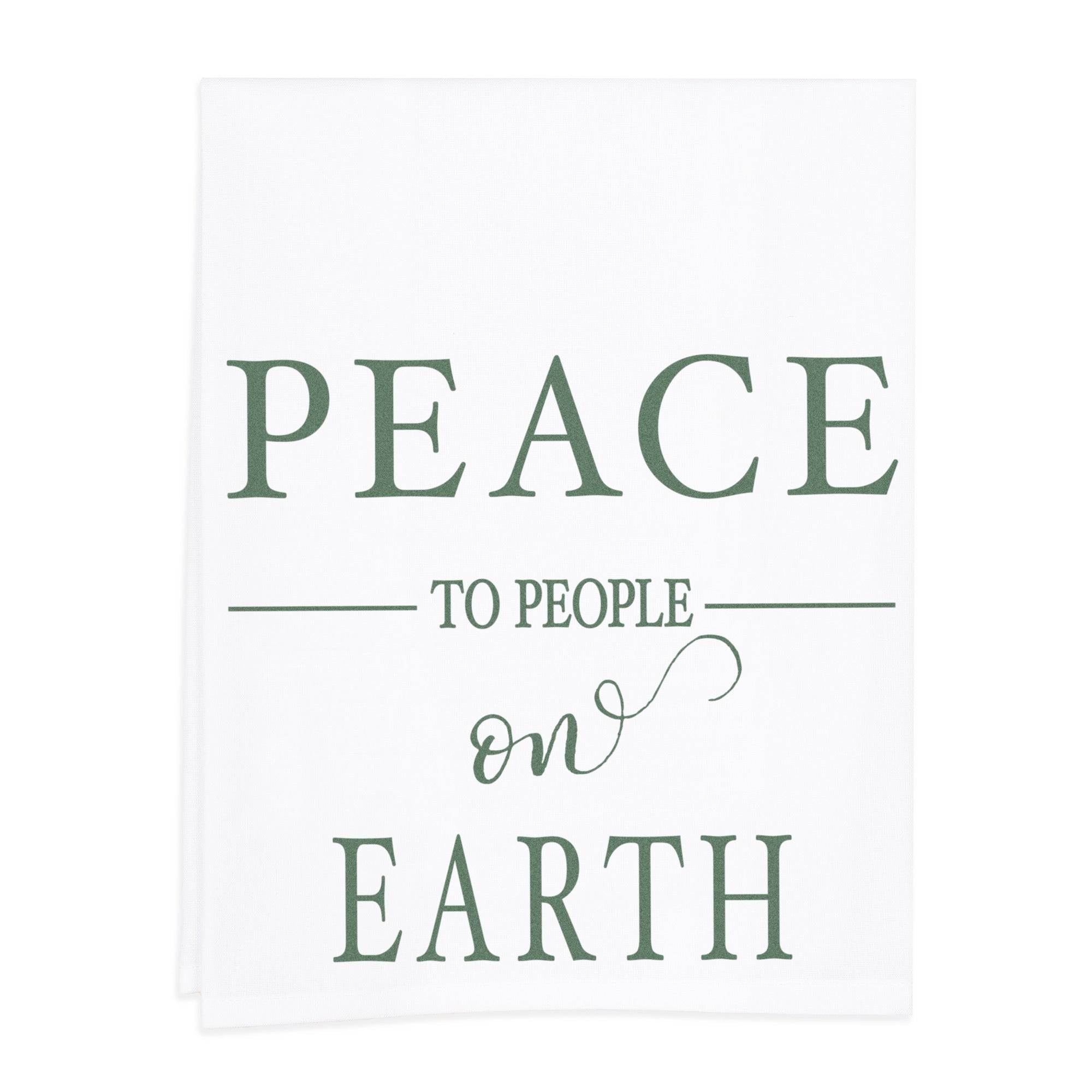 Peace On Earth Dish Towel