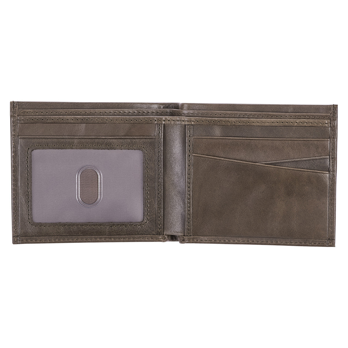 With God All Things Are Possible Brown Leather Wallet