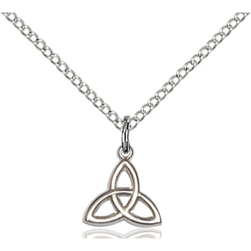 Sterling Silver Trinity Irish Knot Pendant