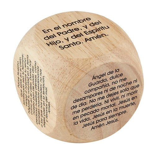 Catholic Prayers Cube in Spanish