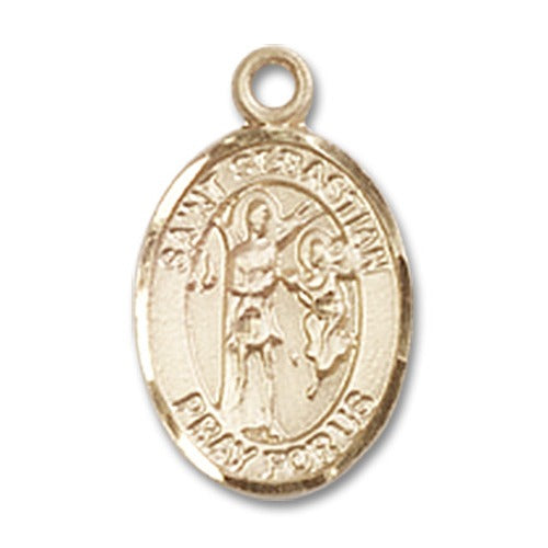 14kt Gold St. Sebastian Medal