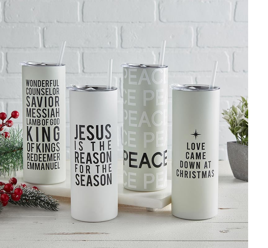Love Came Down at Christmas Stainless Steel Tumbler