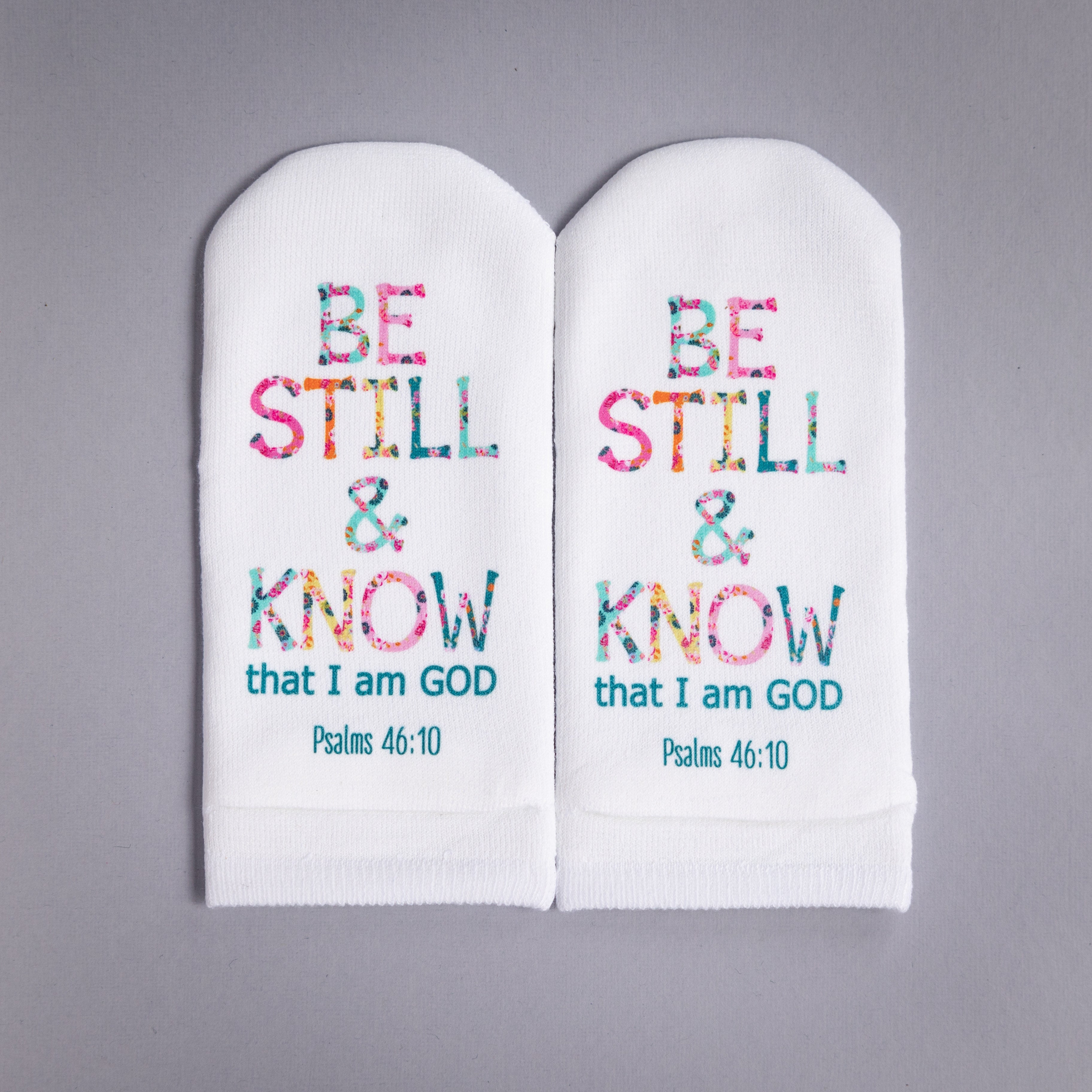 Be Still and Know Women's Socks