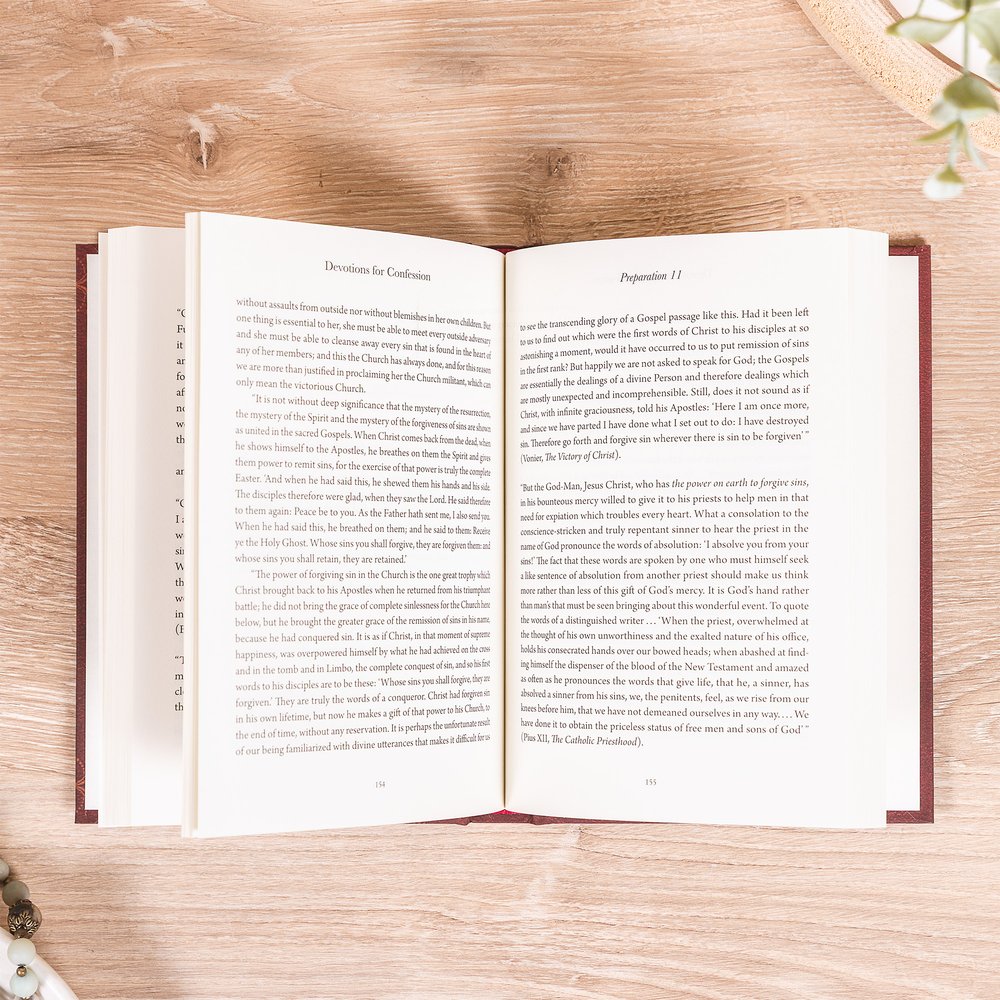 Devotions for Confession Book & Don't Make Me Have To Go To Confession Mug (Gift Set)