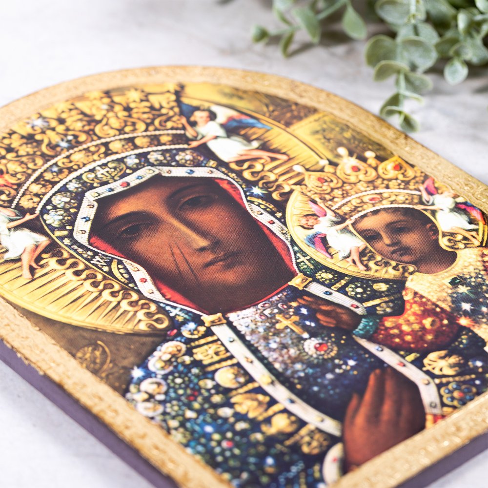 Our Lady of Czestochowa Icon Plaque