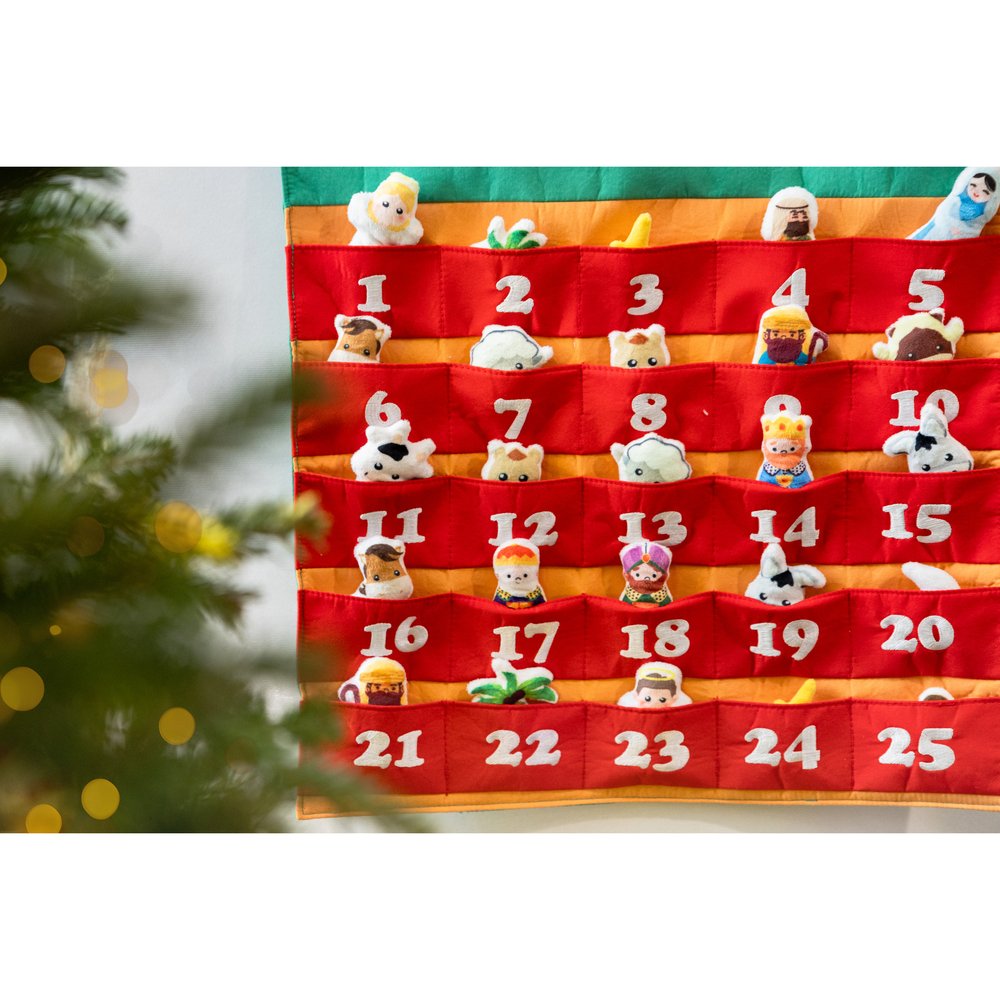 Miracle in a Manger Felt Advent Calendar