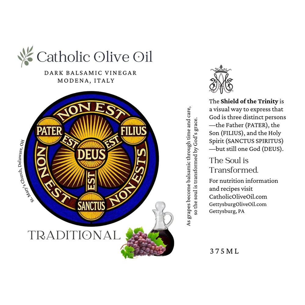 Shield of the Trinity Traditional Dark Balsamic Vinegar - 375 ml