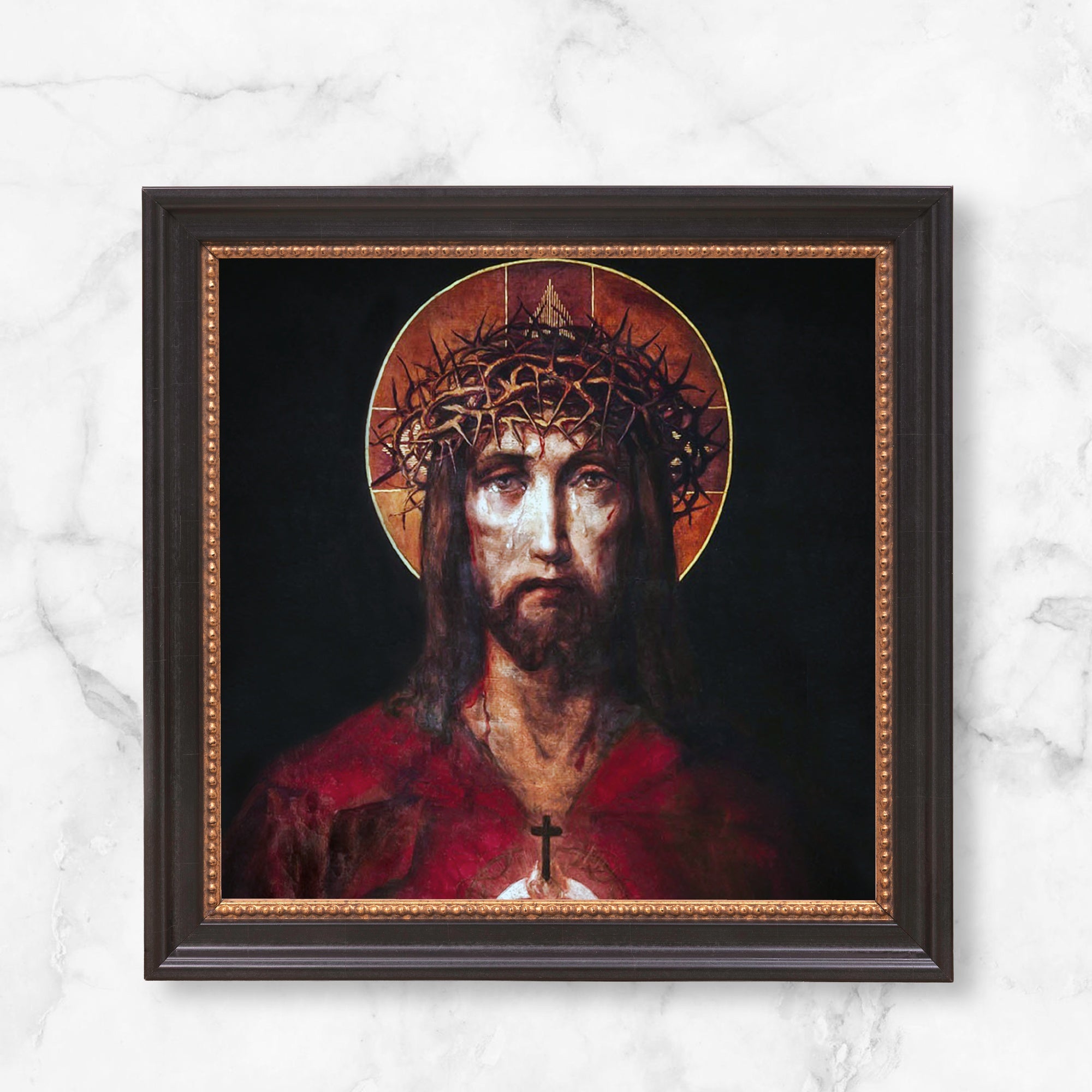 Sic Deus Dilexit Mundum Framed Canvas - Sacred Mini Collection