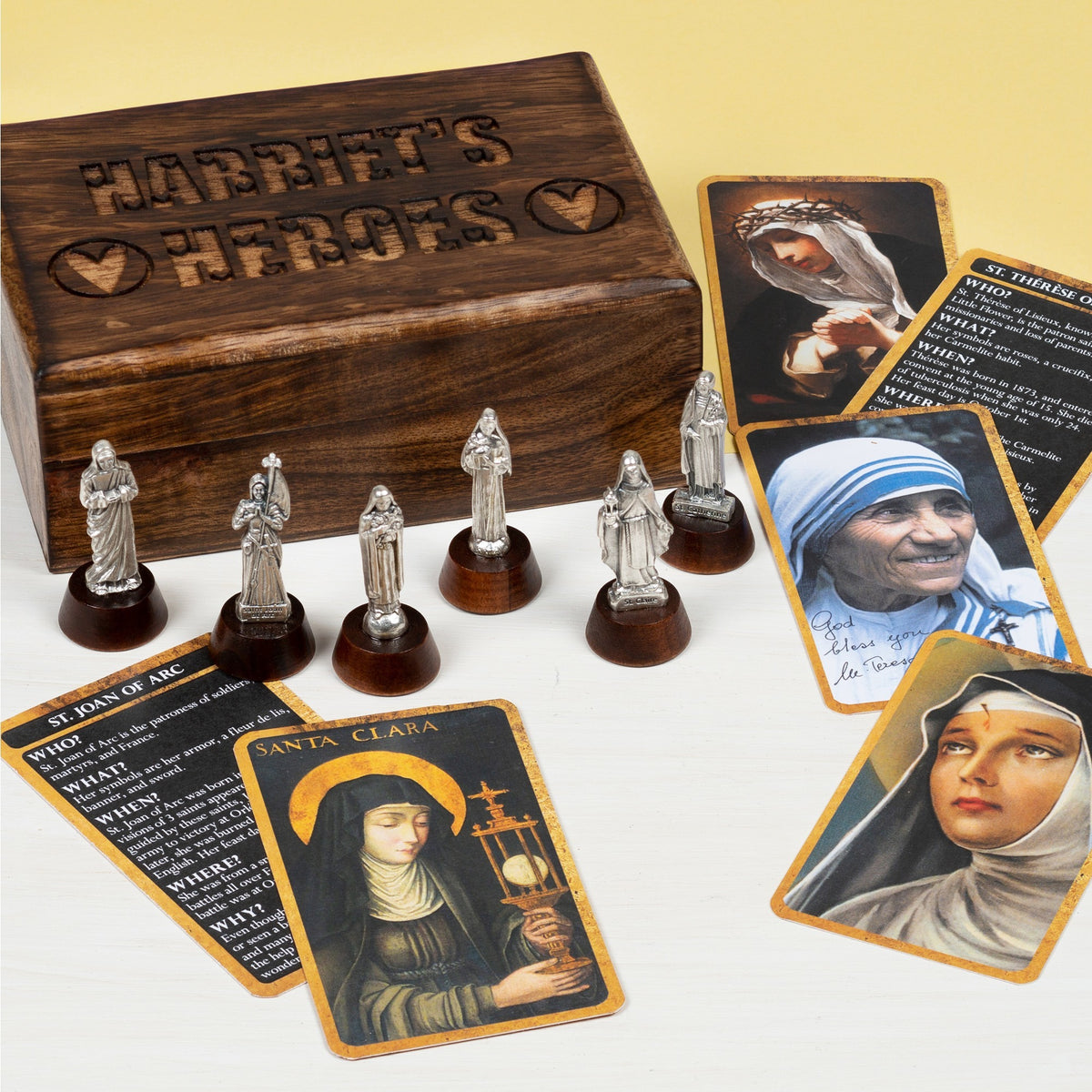 Personalized Female Heroes Saint Box | The Catholic Company®