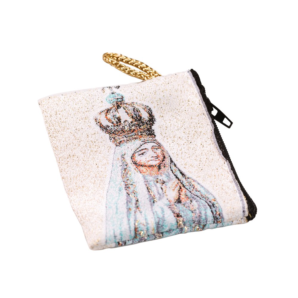 Queen of Fatima Rosary Pouch