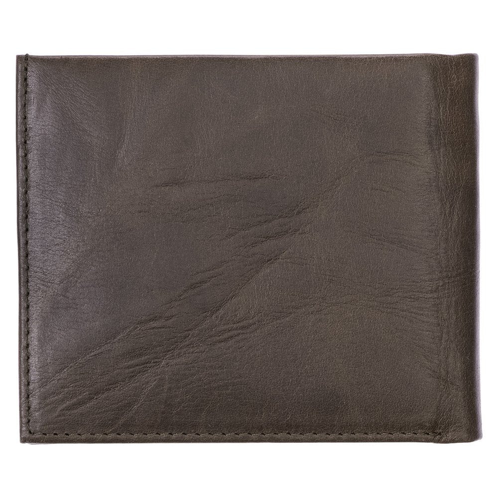 With God All Things Are Possible Brown Leather Wallet