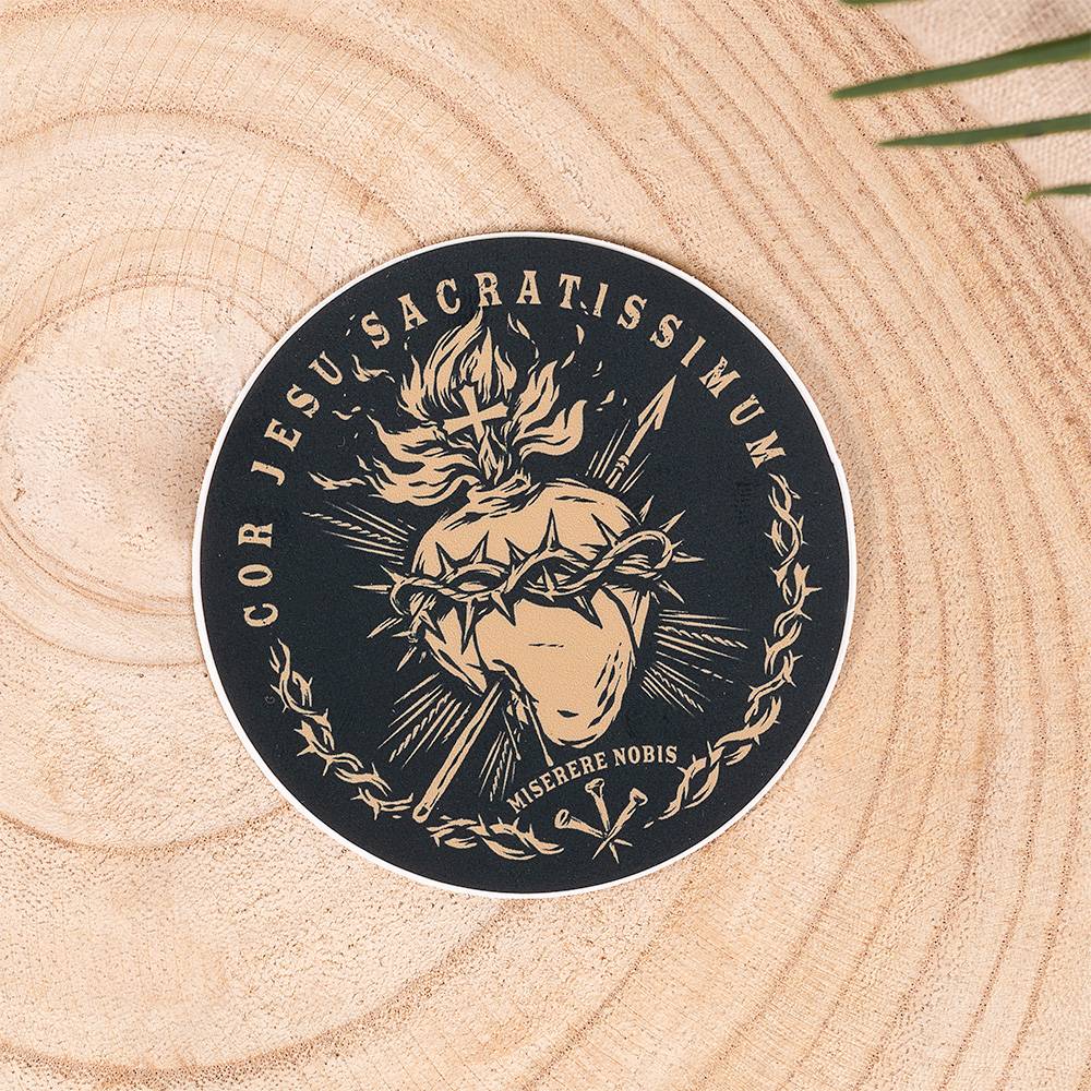 Return: A Guided Lent Journal for Prayer and Meditation, Sacred Heart Sticker & St. Joseph Prayer Card Gift Set