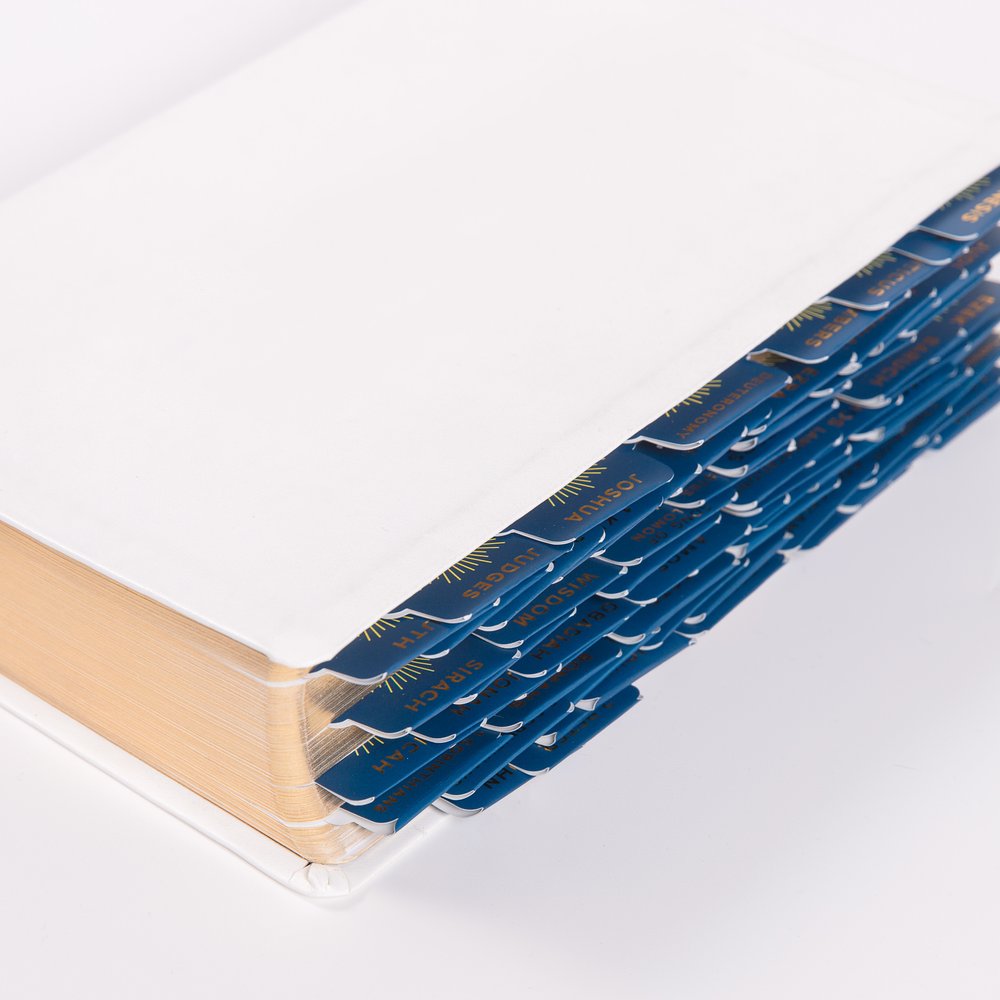 Blue Light to My Path Catholic Bible Tabs