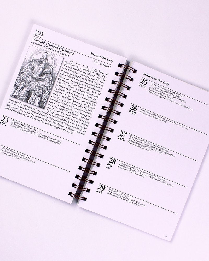 2027 Saints Calendar and Planner