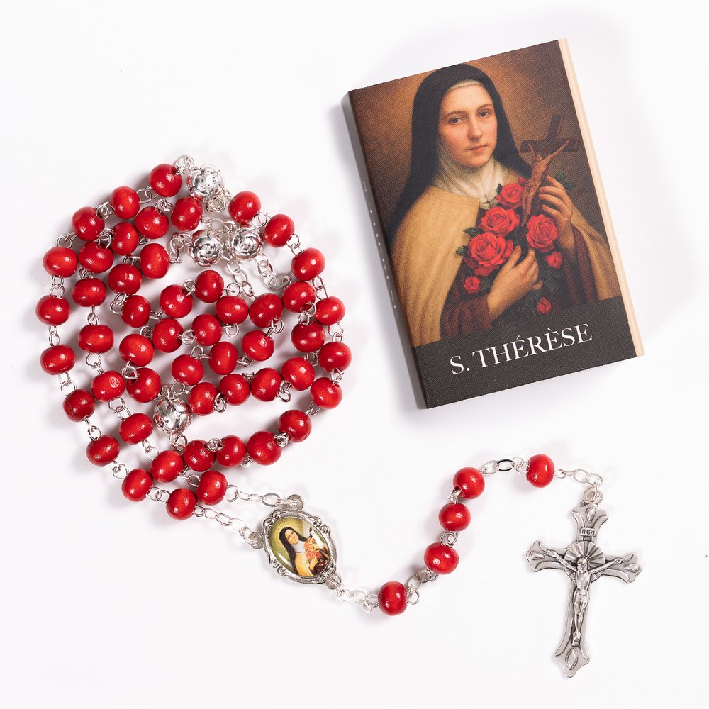 St. Thérèse of Lisieux Matchbox Style Rosary