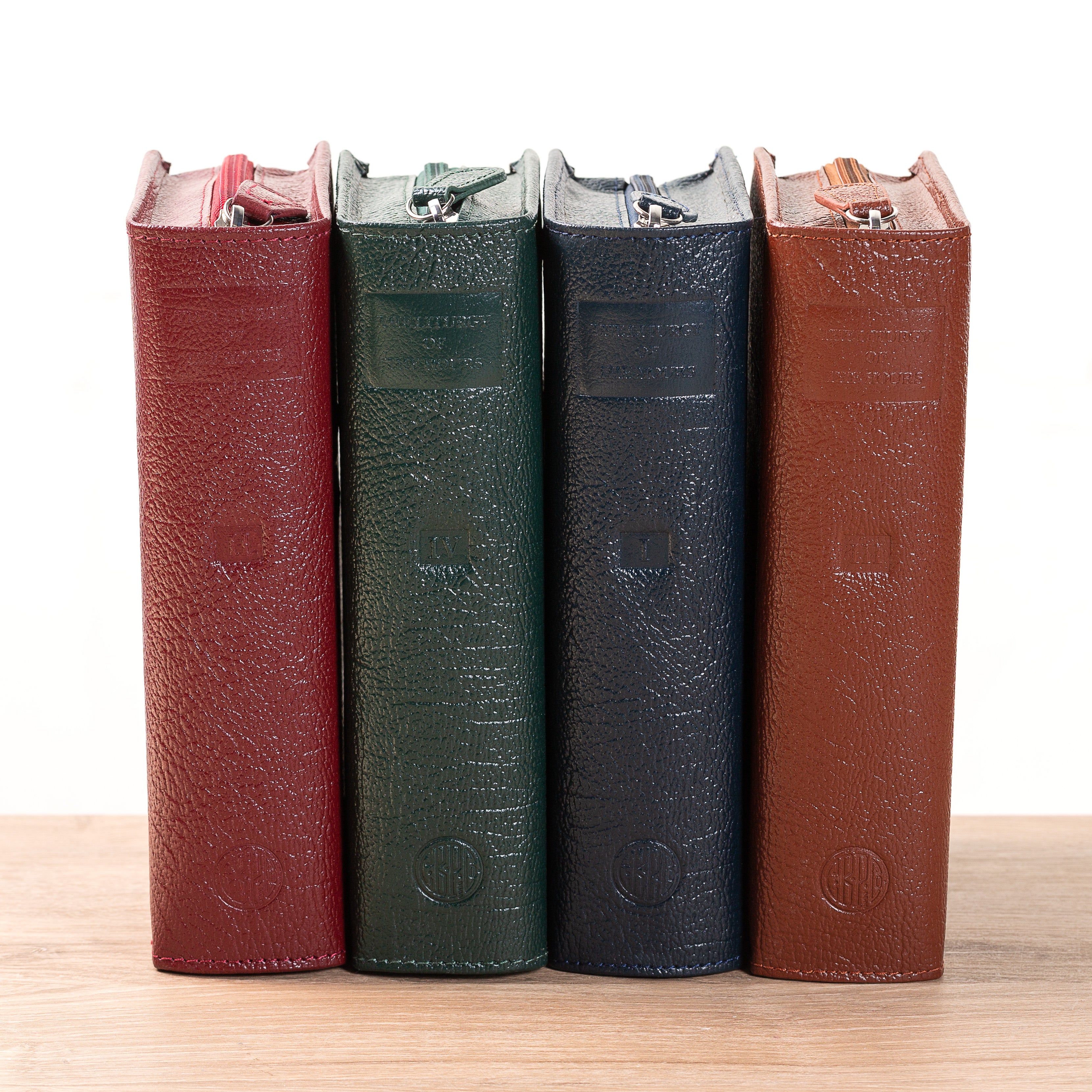 Liturgy of the Hours Leather Protective Case Set (Set of 4)