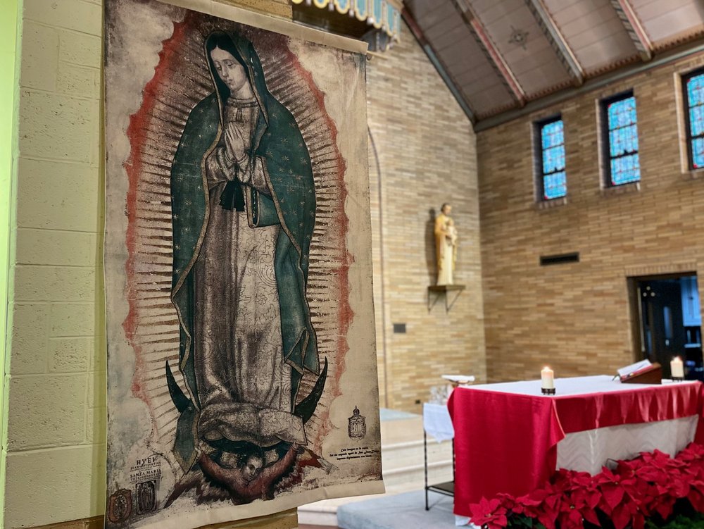 Guadalupe Tilma Replica Tapestry- 36" x 20"