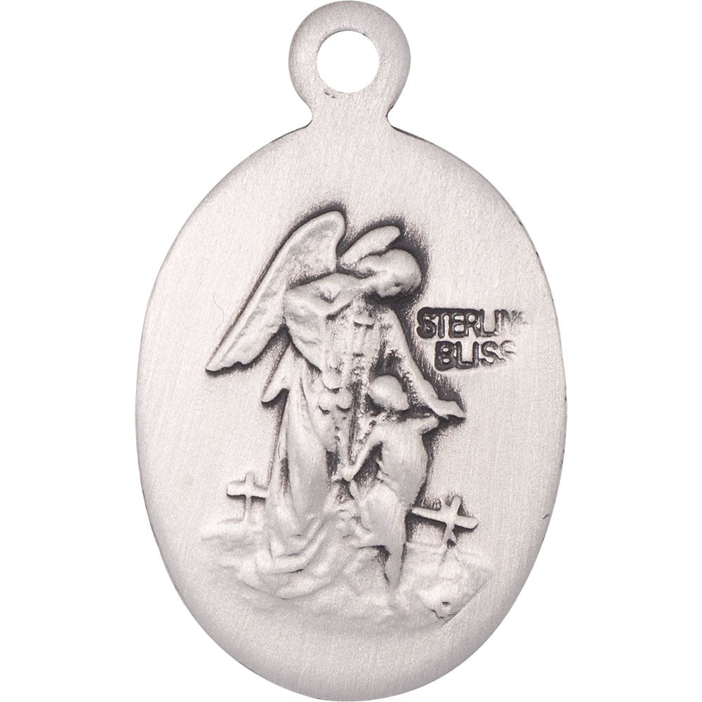 Sterling Silver St. Michael the Archangel Pendant - 2509122