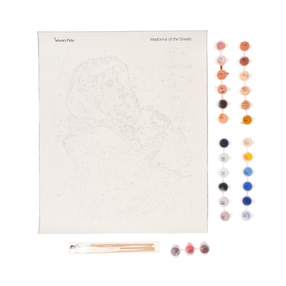 Madonna of the Streets Paint By Numbers Set