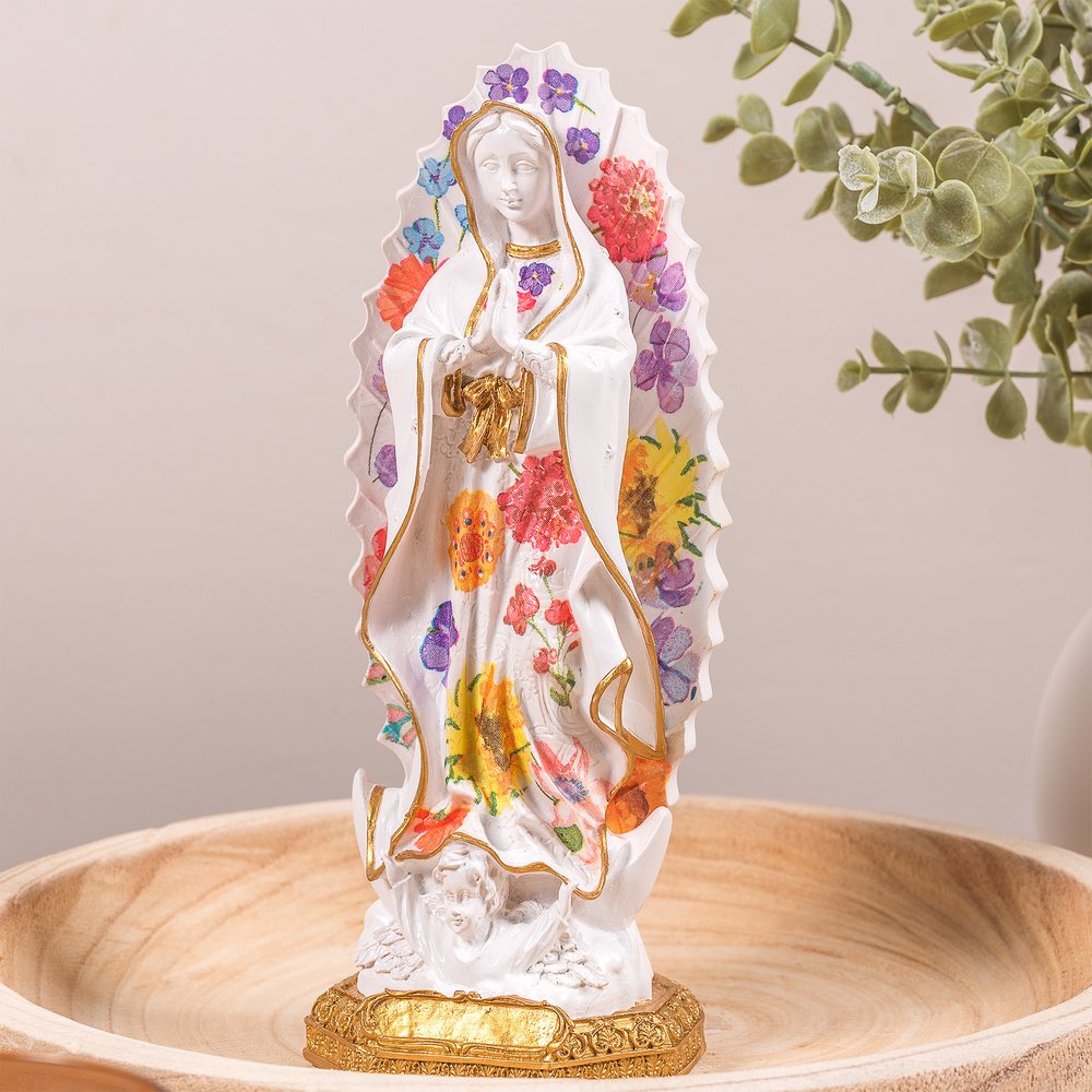 Bright Garden Our Lady of Guadalupe Statue - 8"