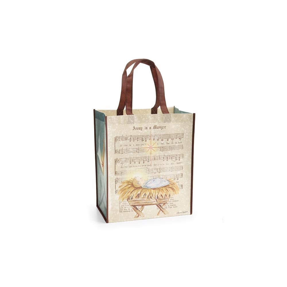 Joyful Melodies Baby Jesus Nativity Tote or Gift Bag