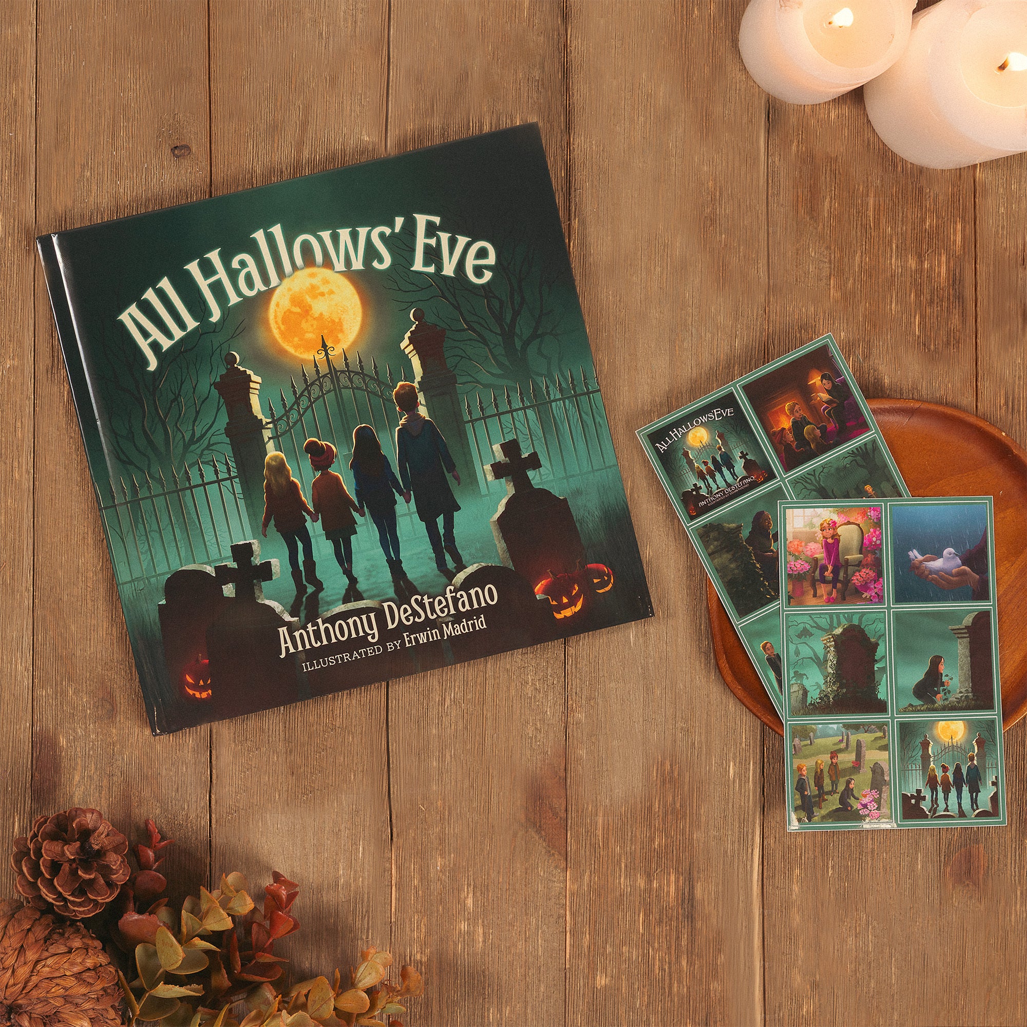 All Hallows Eve Book & Sticker Sheets Set