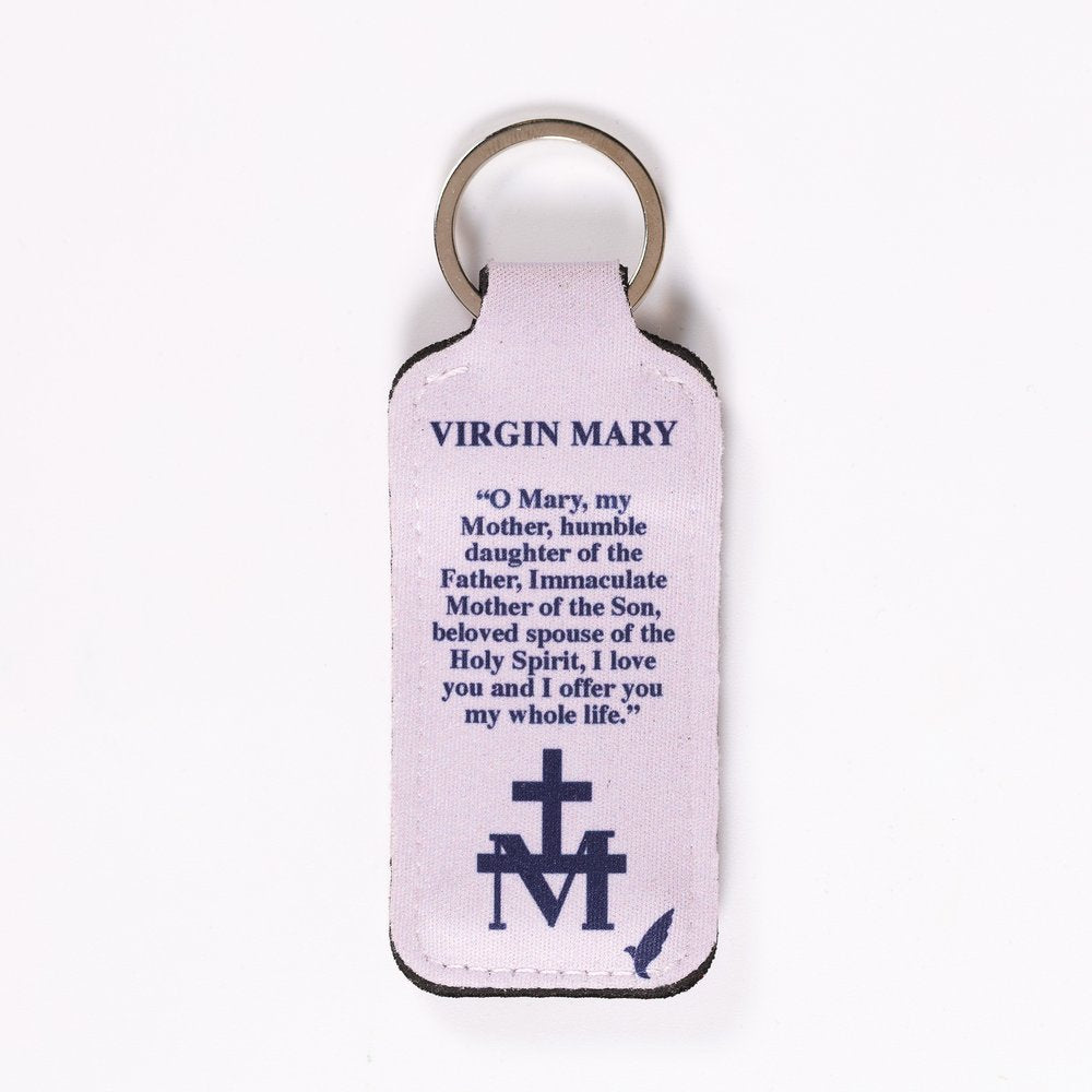 Miraculous Medal One-Decade Finger Rosary & Pouch Keychain