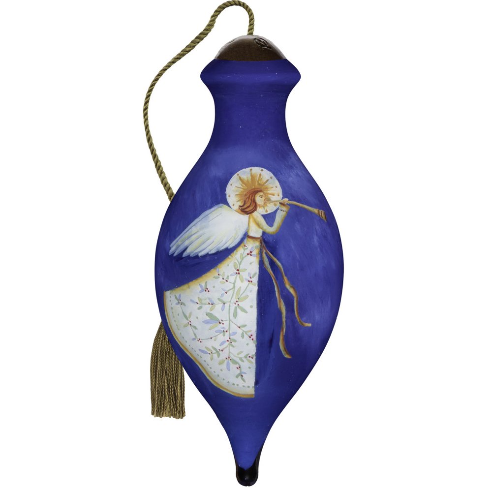 Joyeux Noël Blown Glass Ornament