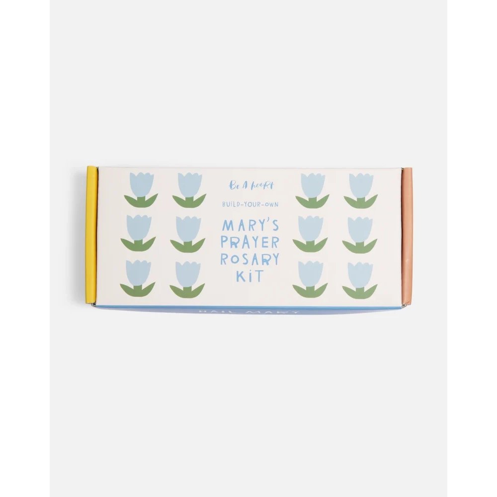 Be A Heart Mary's Prayer Garden DIY Wooden Rosary Kit for Kids