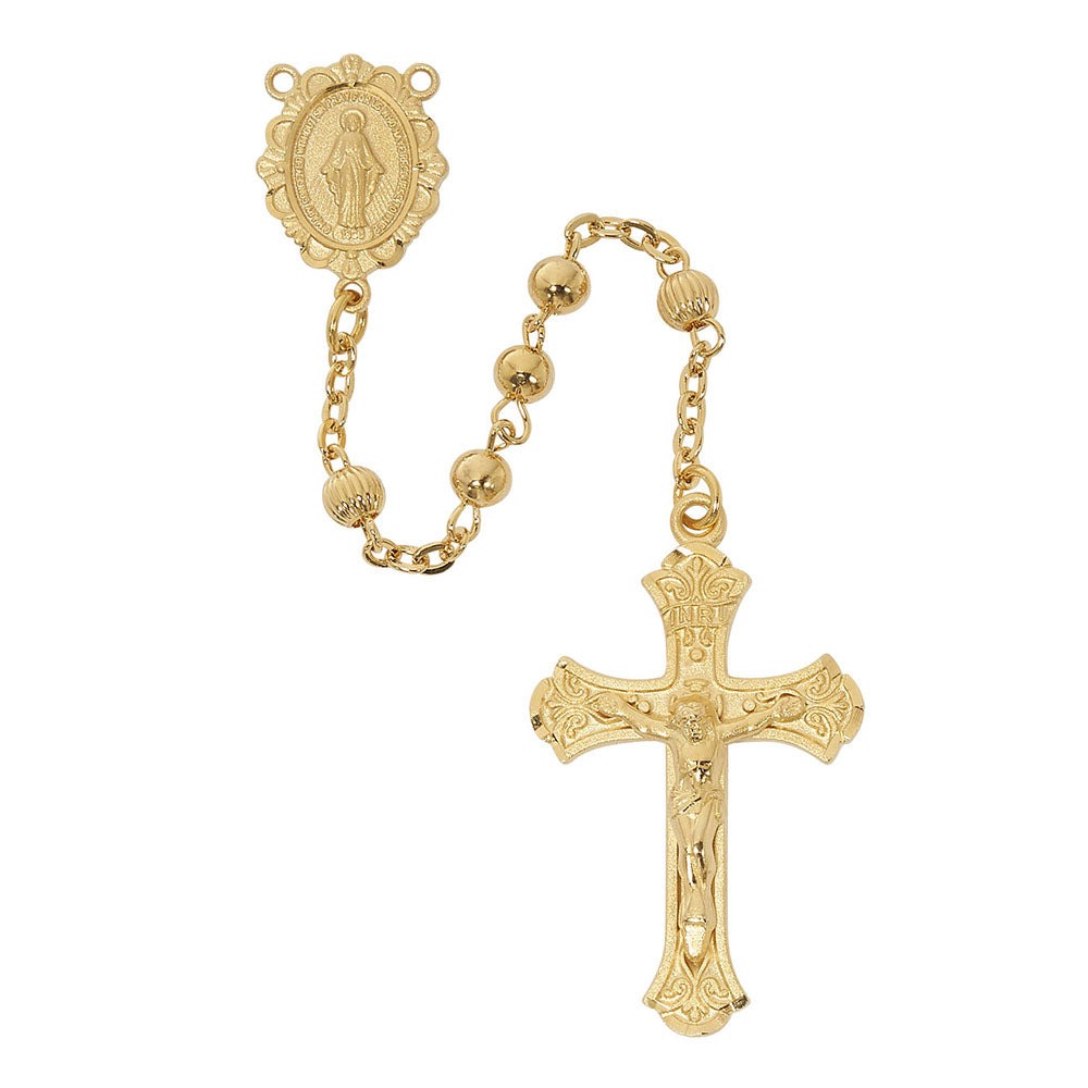 Heirloom Gold Over Sterling Rosary