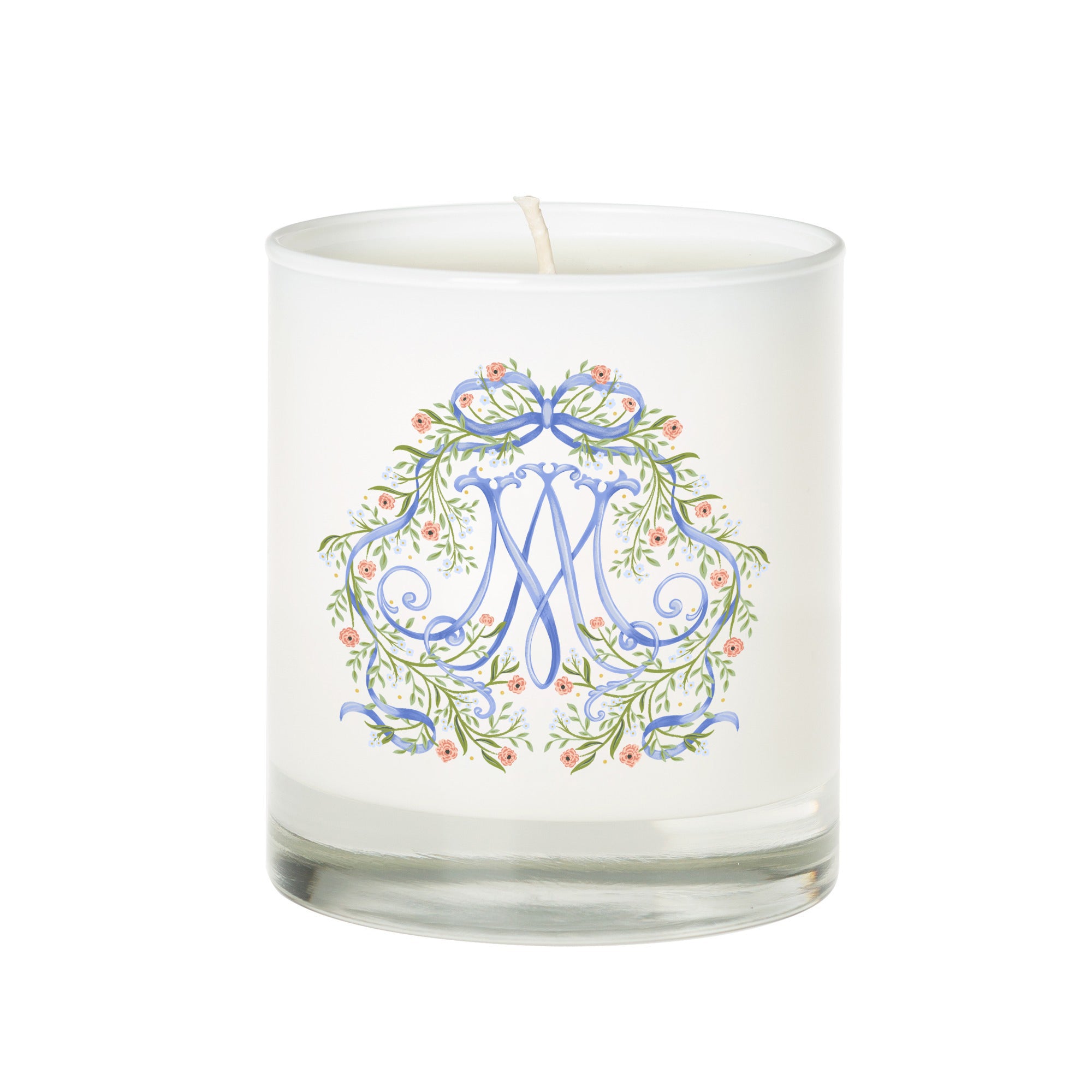 Floral Auspice Maria Devotional Candle