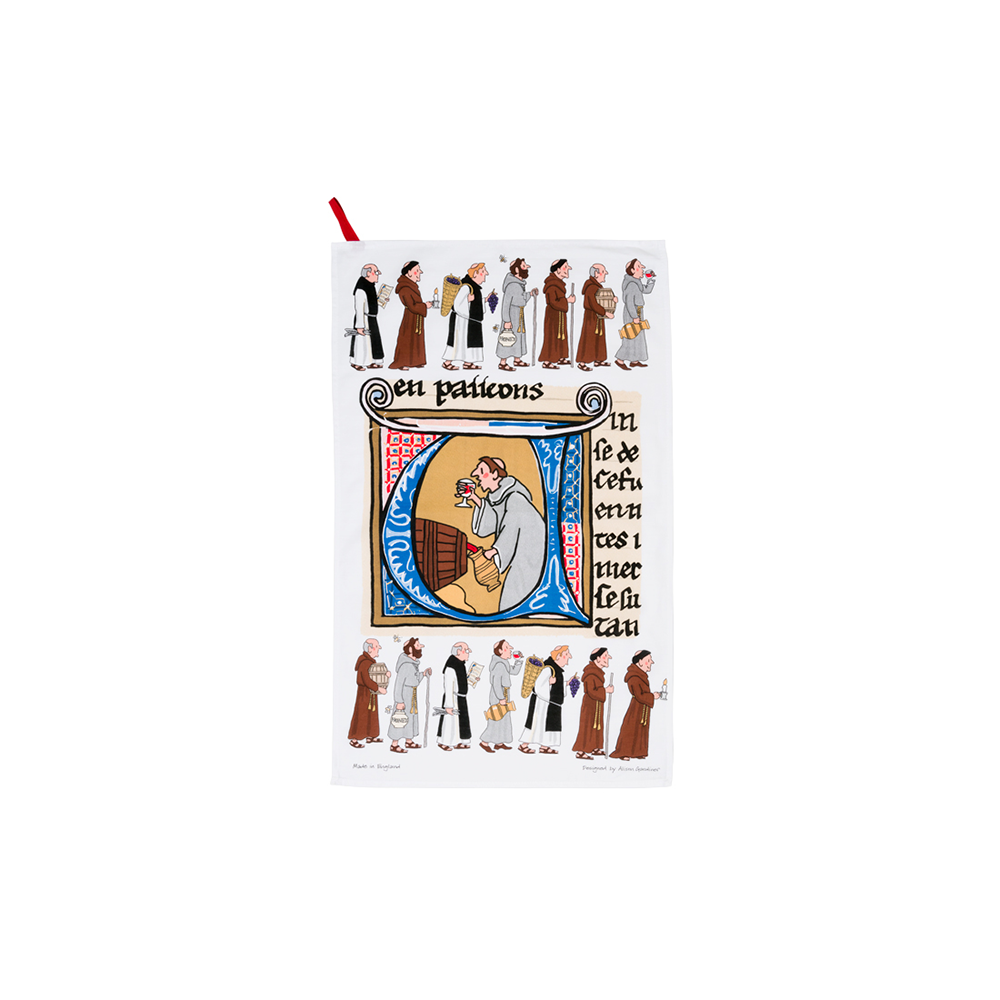 Monks Procession Cotton Tea Towel