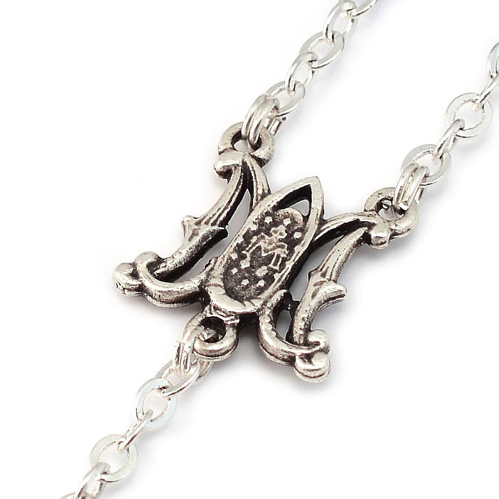 Floral Ave Maria Rosary