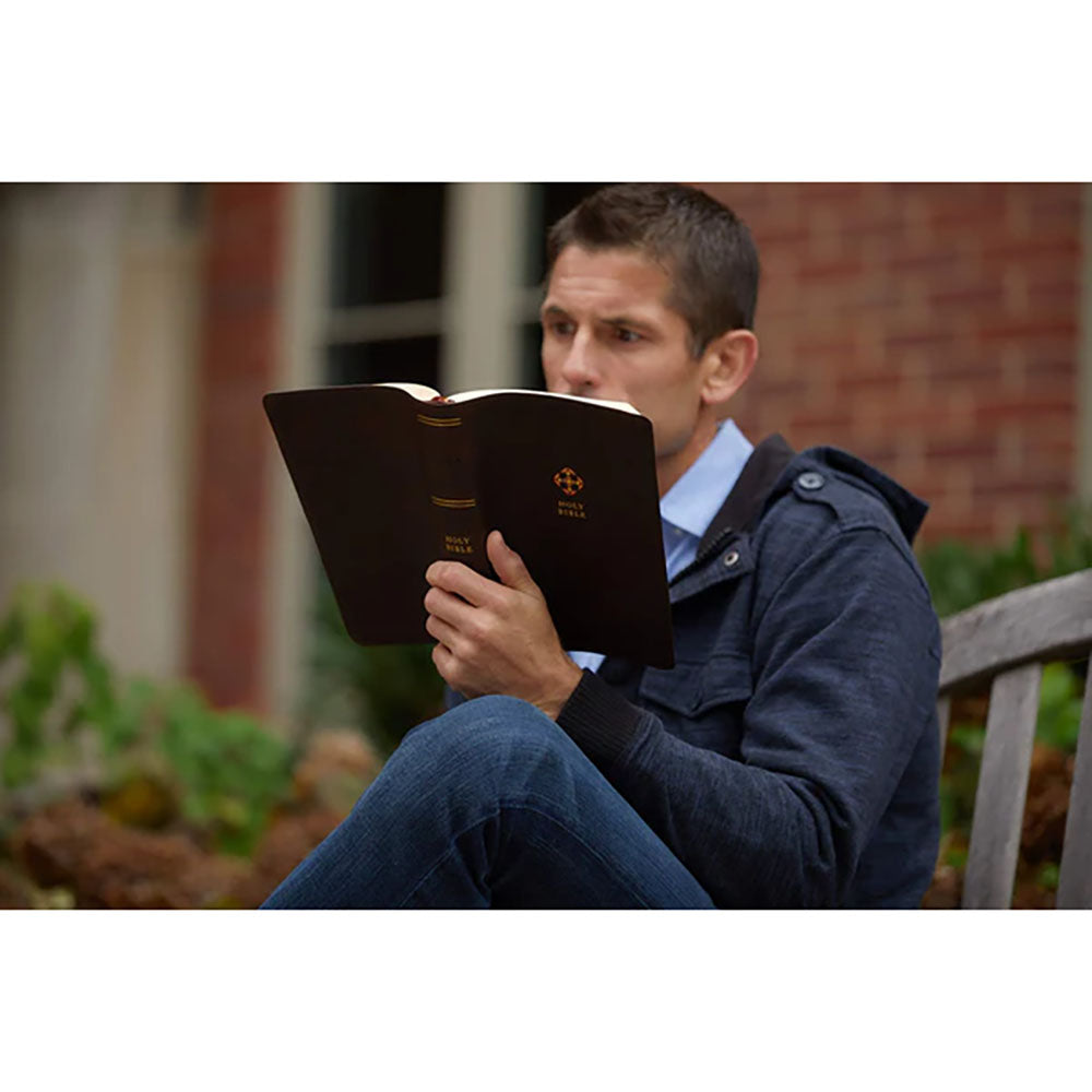 NRSV Catholic Journaling Bible - Brown Leathersoft