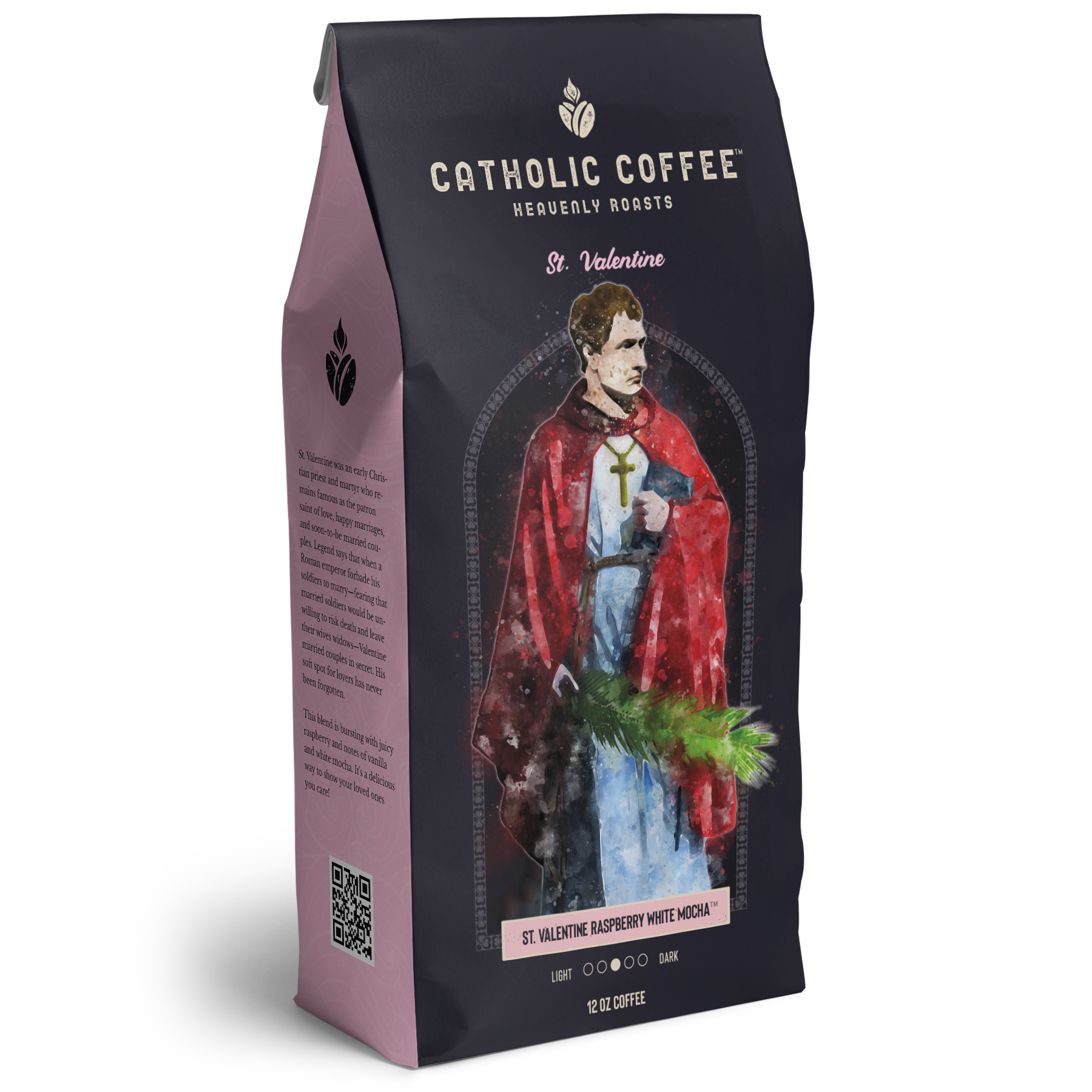 St. Valentine Raspberry White Mocha Coffee - 12 oz. Bag