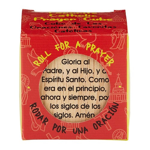 Catholic Prayers Cube in Spanish