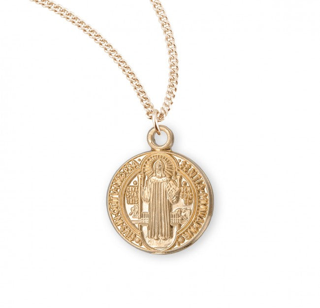 Children's Gold/Sterling St. Benedict Jubilee Medal