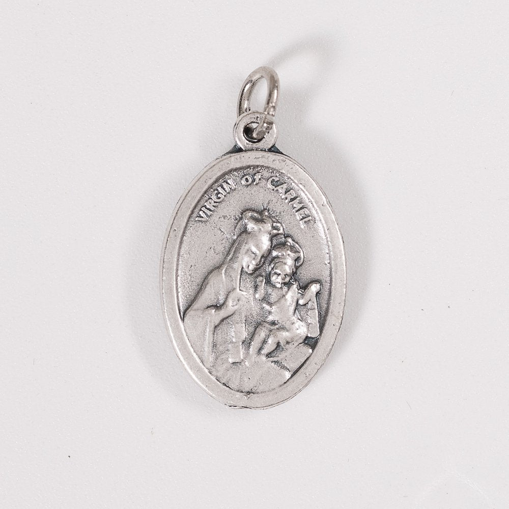 Our Lady of Mt. Carmel & Sacred Heart Two-Sided Scapular Medal – Pack of 25