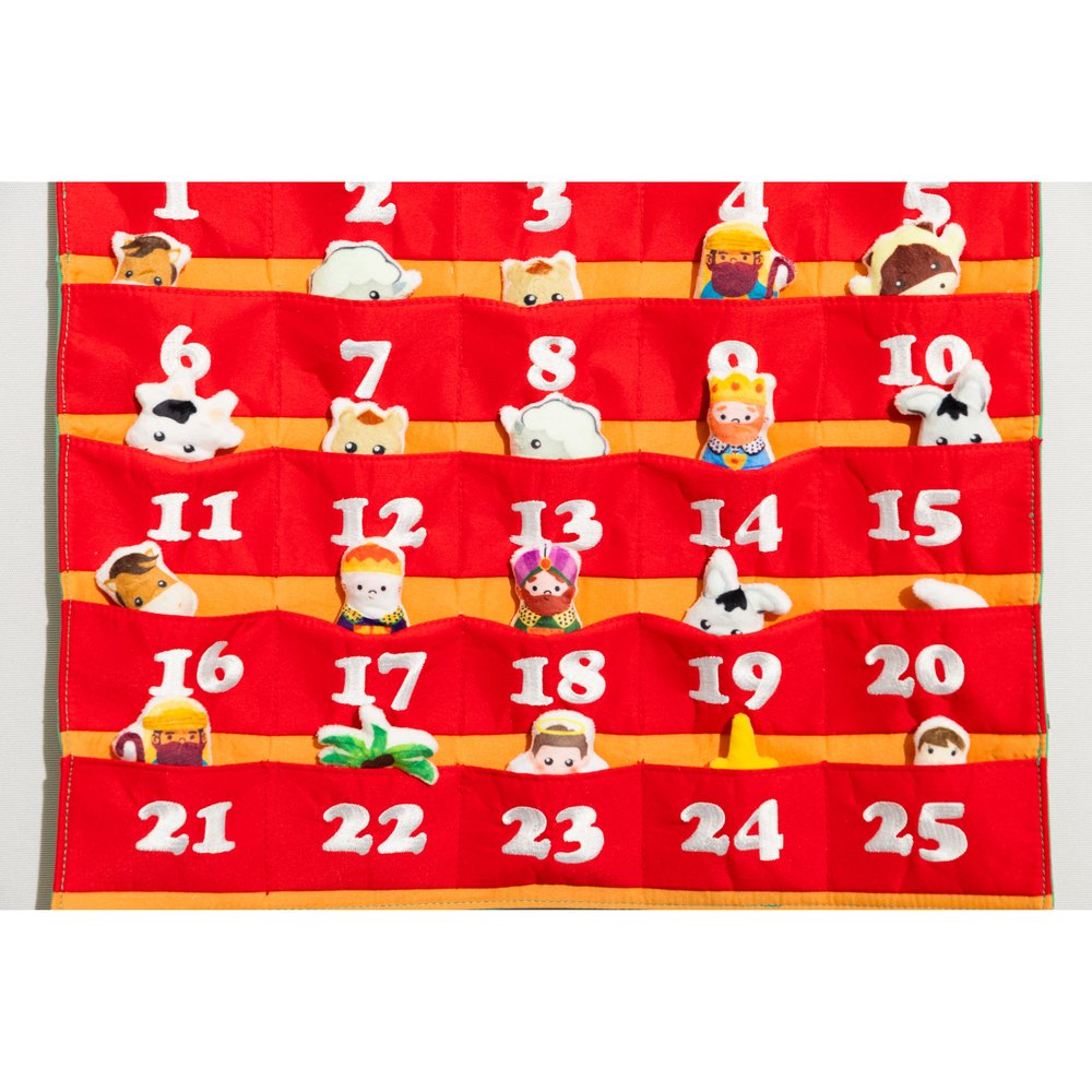 Miracle in a Manger Felt Advent Calendar