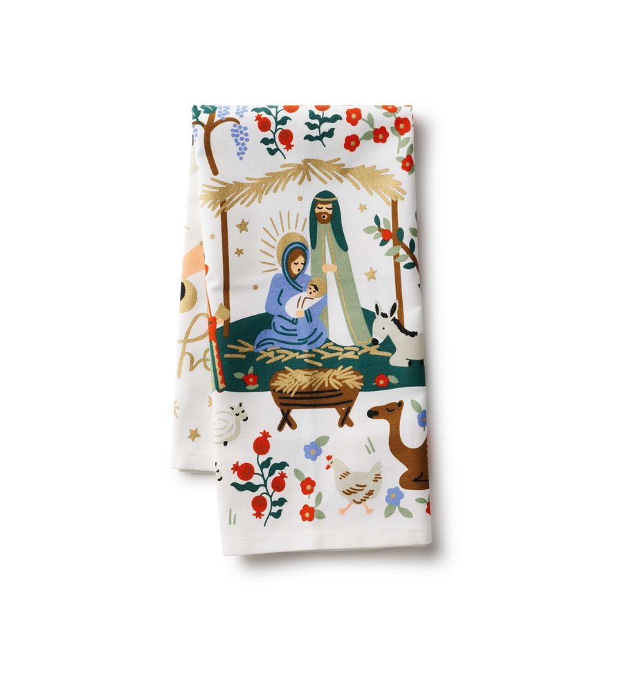 Rifle Paper Co. Nativity Tea Towel