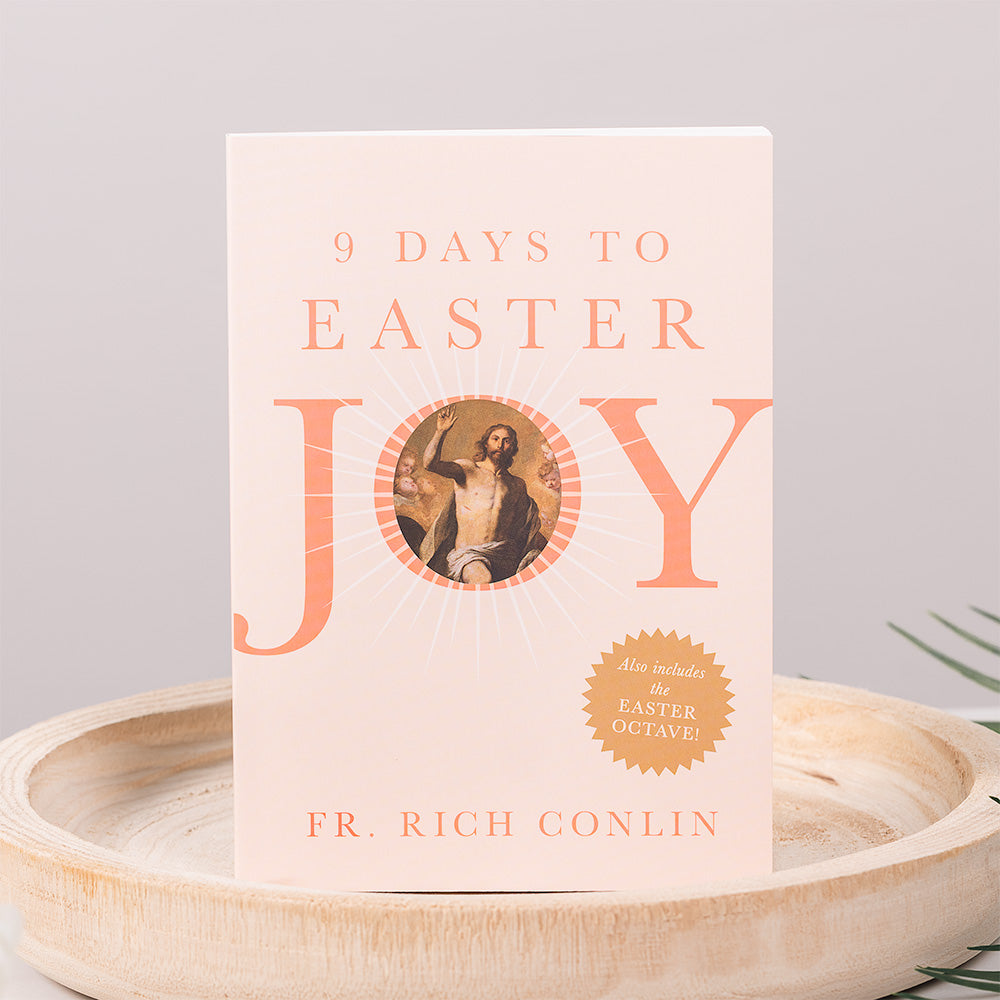 9 Days to Easter Joy Book & Easter Paschal Candle Gift Set
