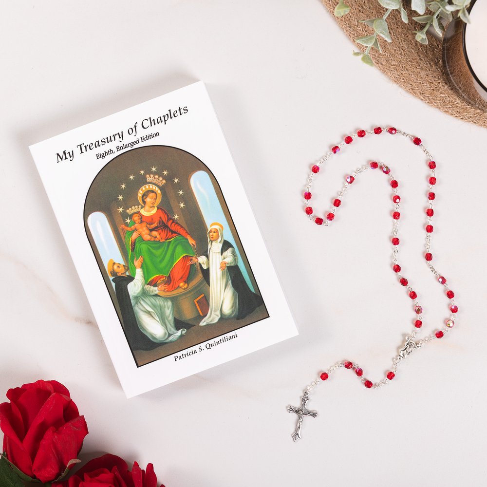 My Treasury of Chaplets & Red Crystal Precious Blood Chaplet Gift Set