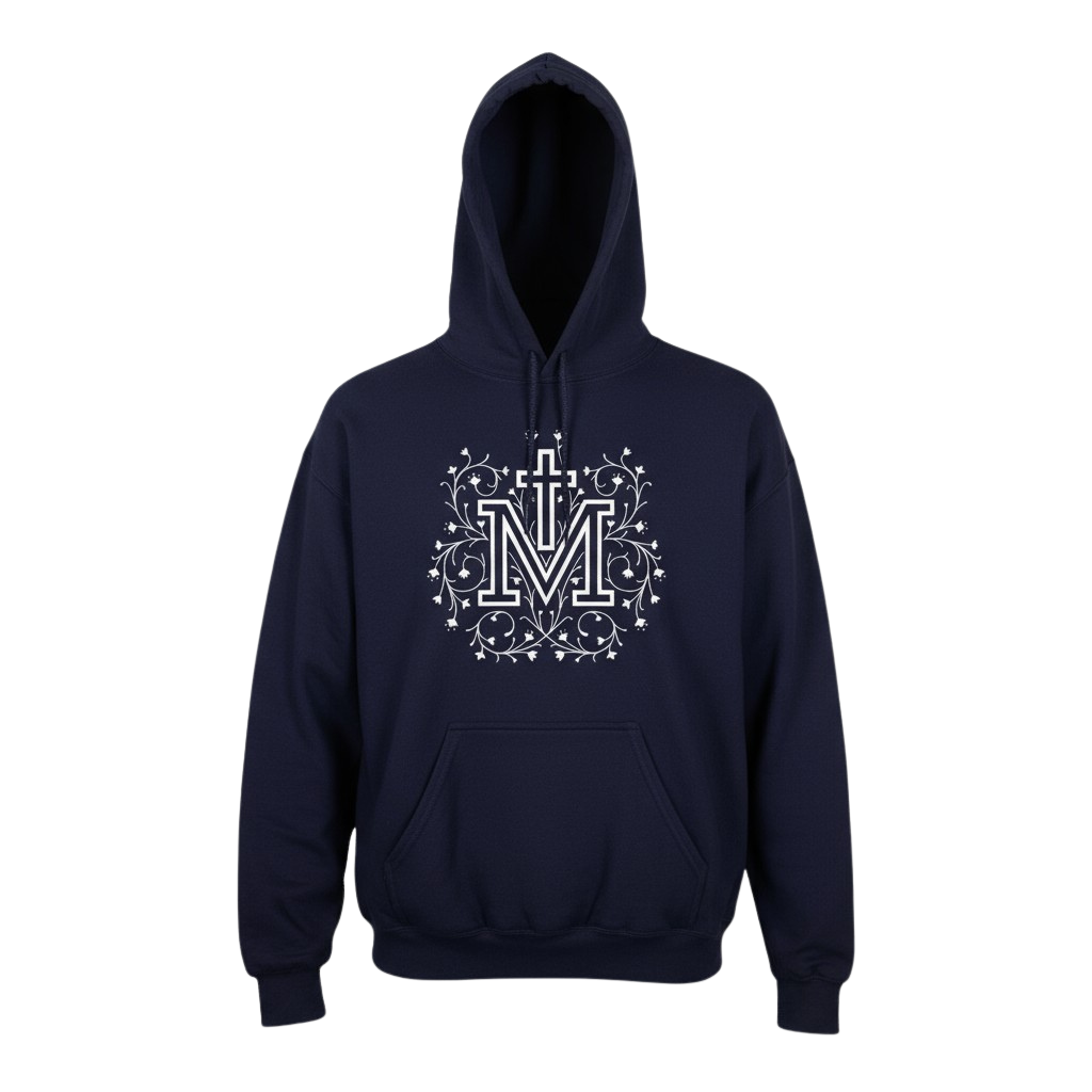 Totus Tuus Marian Cross Hoodie