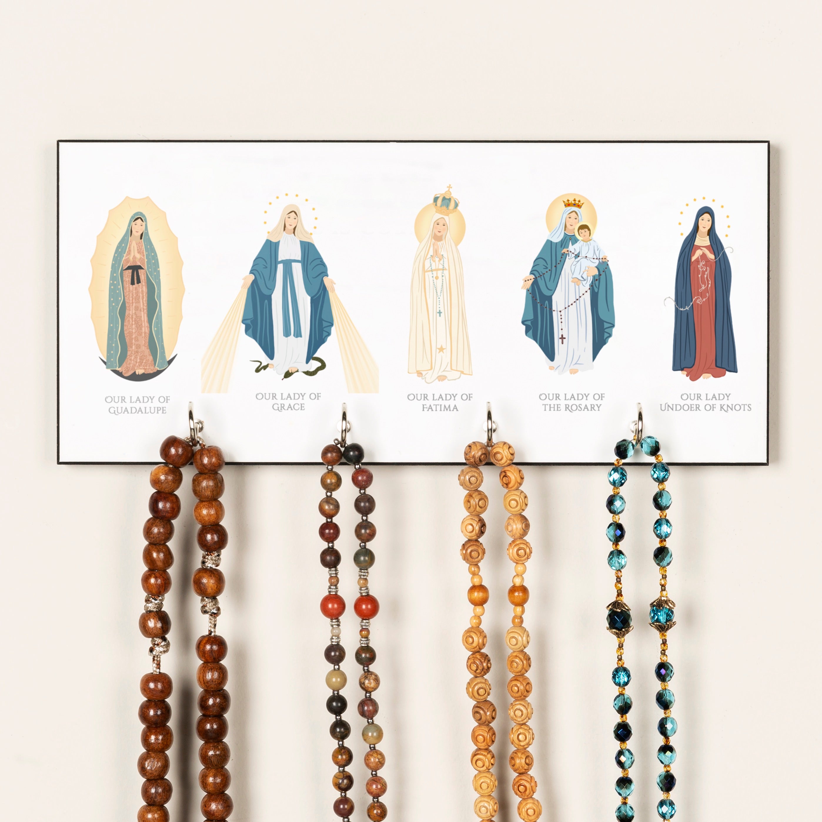 Our Lady Rosary Rack