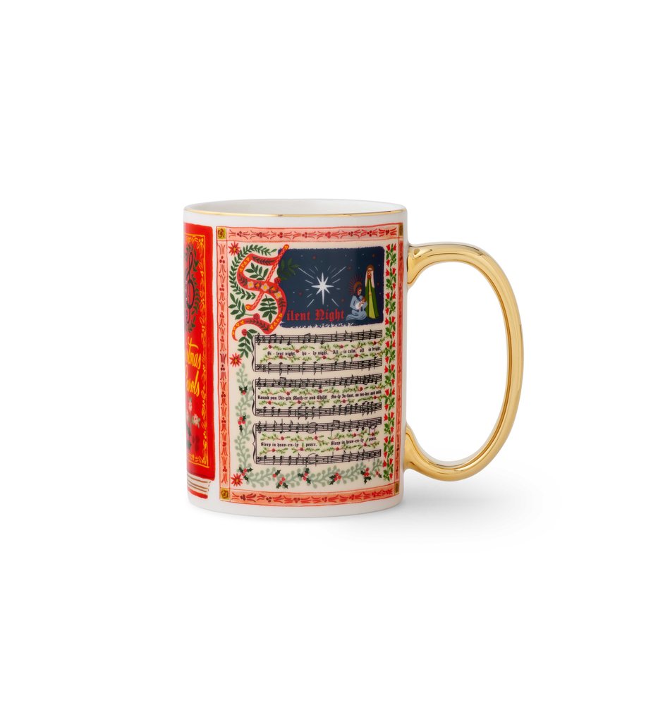 Rifle Paper Co. Christmas Carols Mug