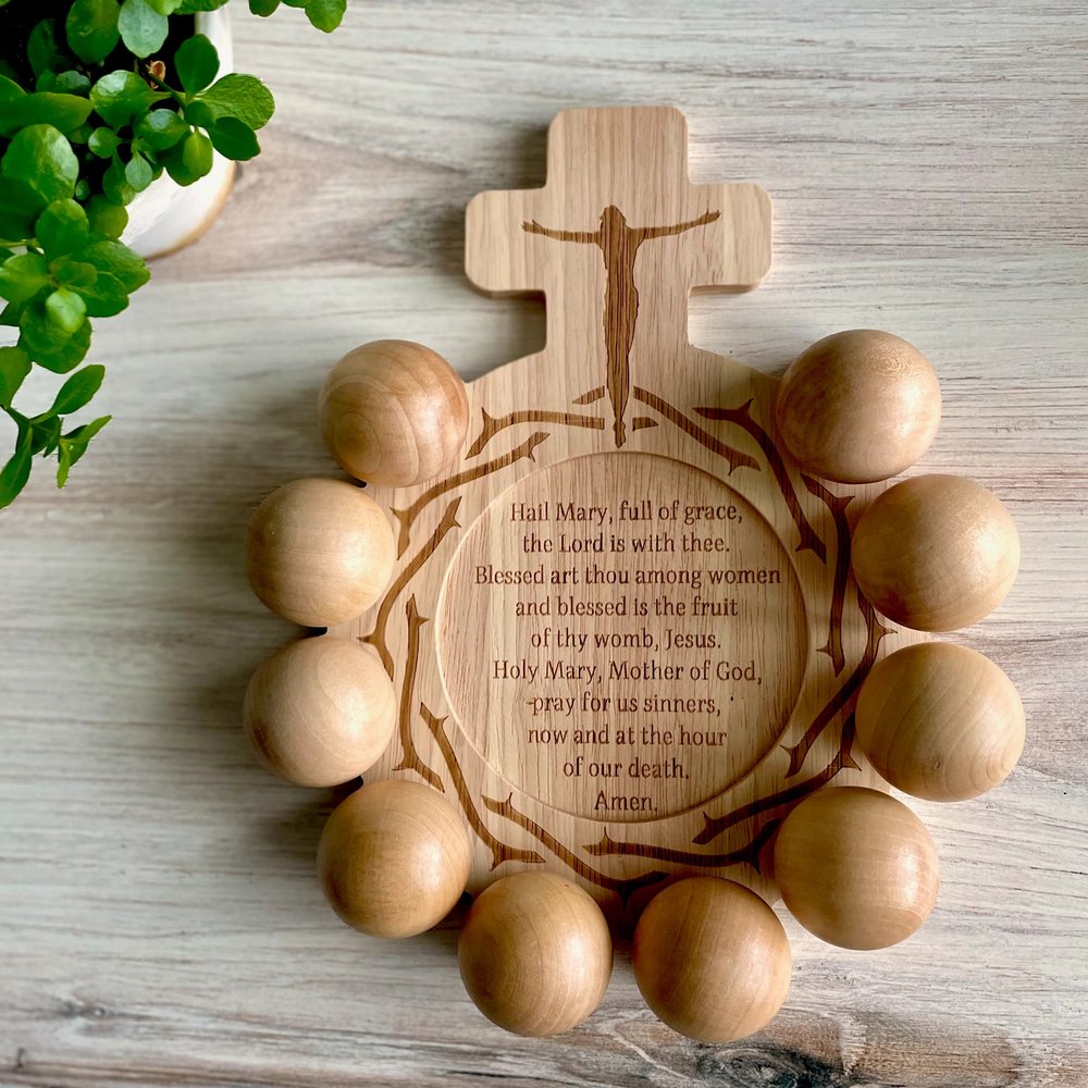 Gather and Pray Decade Rosary Board