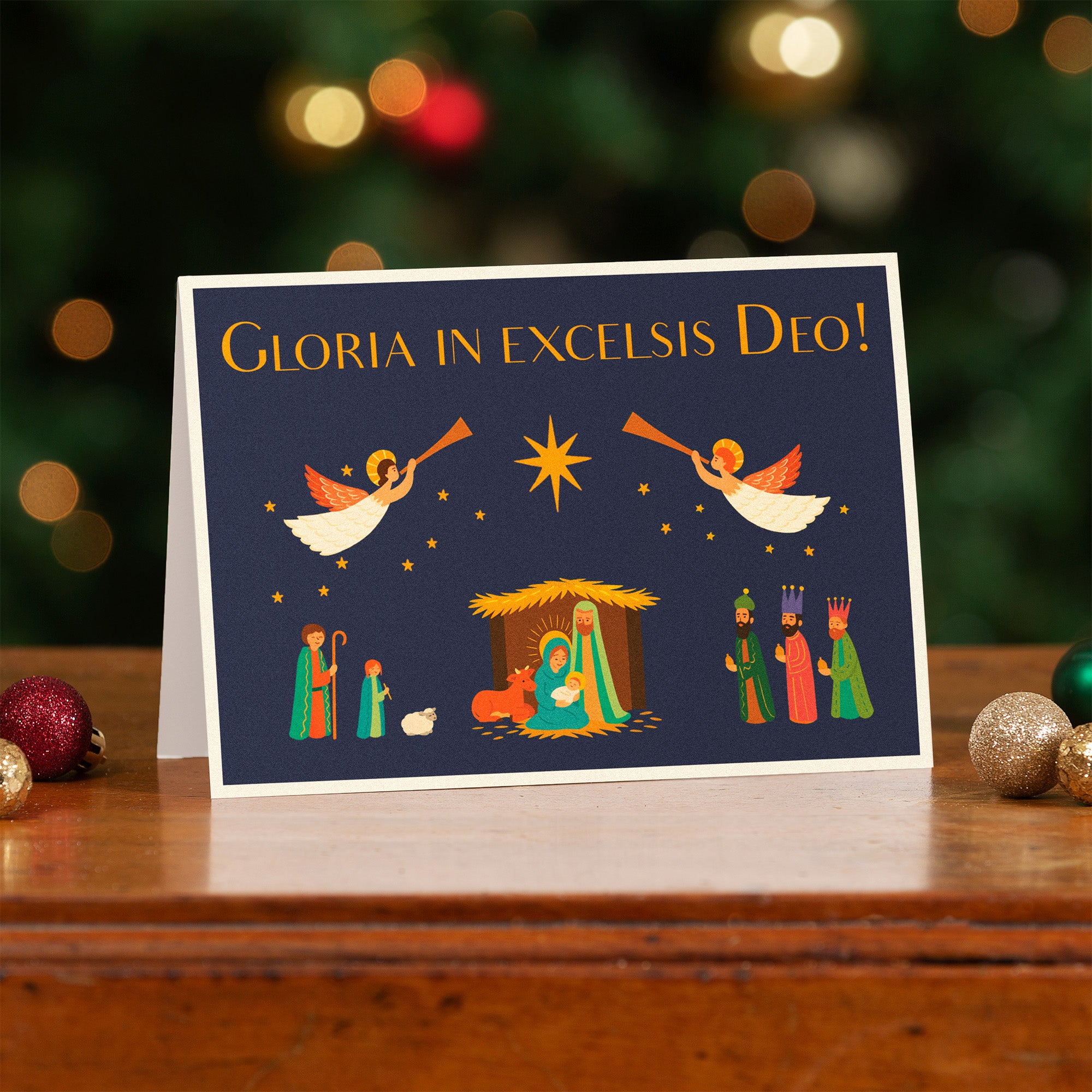 Gloria Nativity Christmas Cards - Set of 20