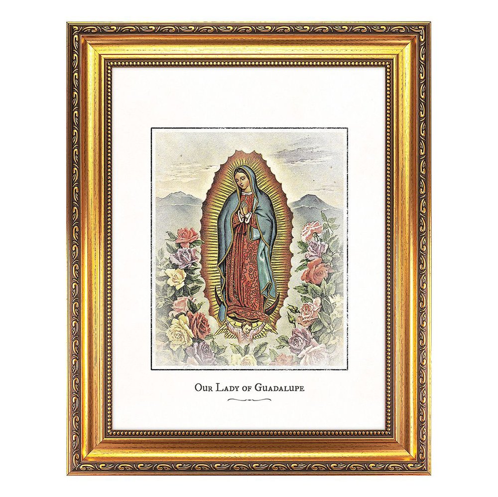 Our Lady of Guadalupe Vintage Framed Print